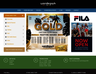 wonderparkcentre.co.za screenshot