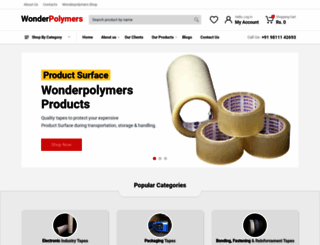 wonderpolymers.net screenshot