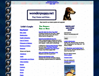 wonderpuppy.net screenshot