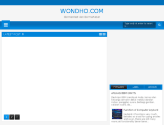 wondho.com screenshot