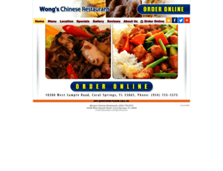 wongschineserestaurant.com screenshot