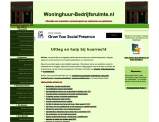 woninghuur-bedrijfsruimte.nl screenshot