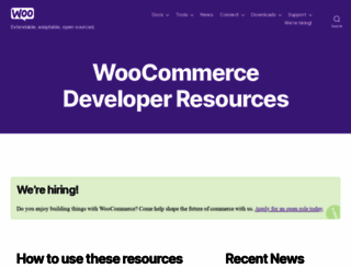 woocommerce.wordpress.com screenshot