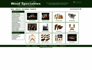 wood-specialties.com screenshot