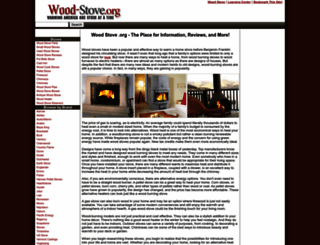 wood-stove.org screenshot