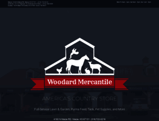 woodardmercantile.com screenshot