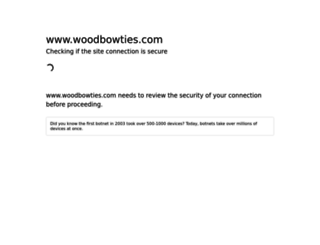 woodbowties.com screenshot