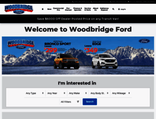 woodbridgeford.com screenshot