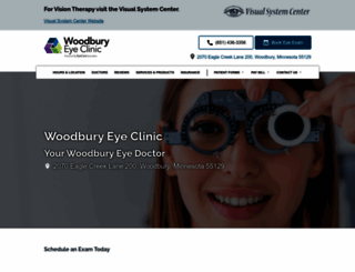 woodburyeyecareclinic.com screenshot