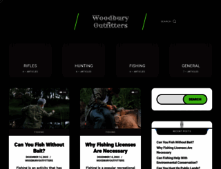 woodburyoutfitters.com screenshot