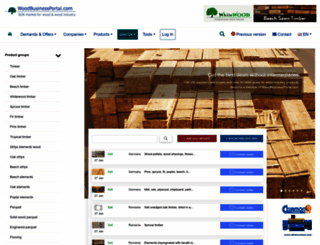woodbusinessportal.com screenshot