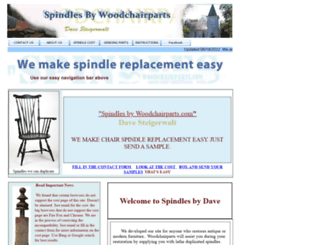 woodchairparts.com screenshot