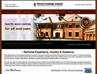 woodcoatingsireland.com screenshot
