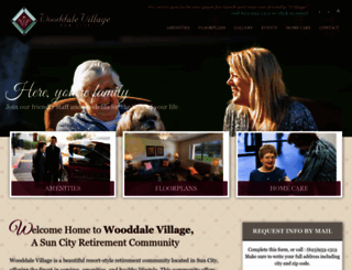 wooddalevillage.com screenshot