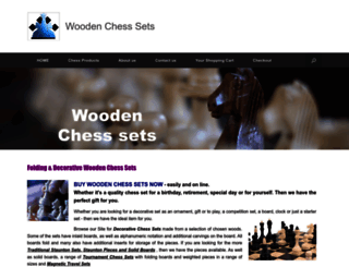 wooden-chesssets.co.uk screenshot