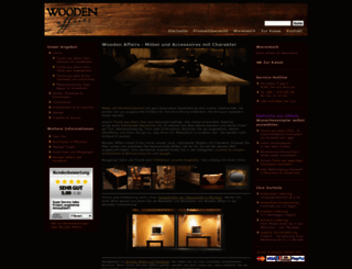 woodenaffairs.de screenshot