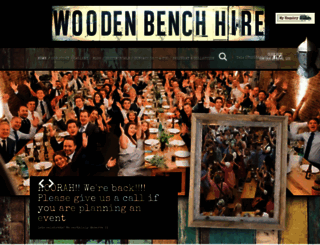 woodenbenchhirecompany.co.uk screenshot