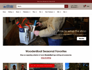 woodenboatstore.com screenshot