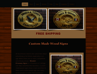 woodencottagesigns.com screenshot