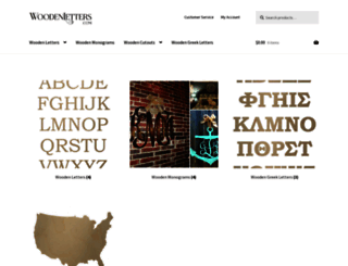 woodenletters.com screenshot