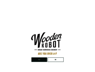 woodenrobotbrewery.com screenshot