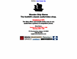 woodenshipstereo.com screenshot