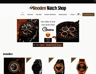woodenwatchshop.co.uk screenshot