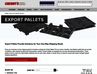 woodexportpallets.com screenshot