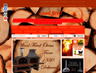 woodfired-pizza-oven.co.uk screenshot