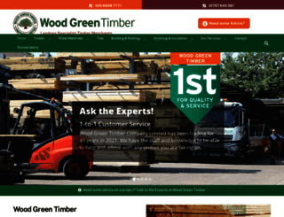 woodgreentimber.com screenshot