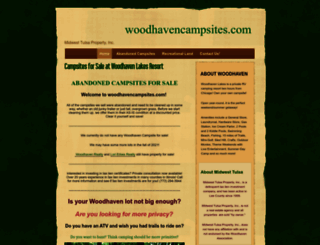 woodhavencampsites.com screenshot