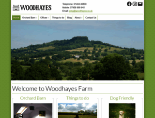 woodhayes.co.uk screenshot