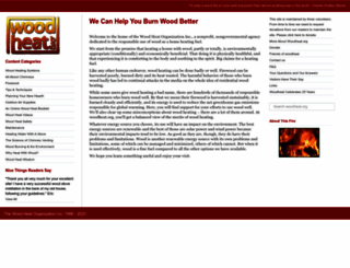 woodheat.org screenshot