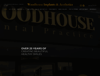 woodhousedental.co.uk screenshot