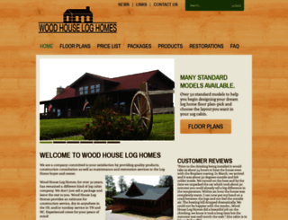 woodhouseloghomes.com screenshot