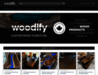 woodify.ca screenshot