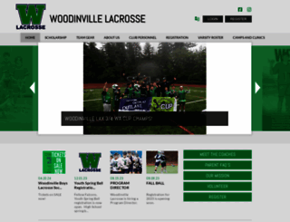 woodinvillelacrosse.com screenshot