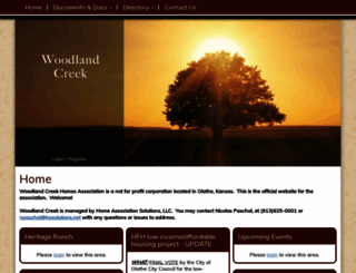 woodland-creek.org screenshot