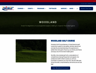 woodland.cincygolf.org screenshot