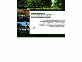 woodlandburials.co.uk screenshot