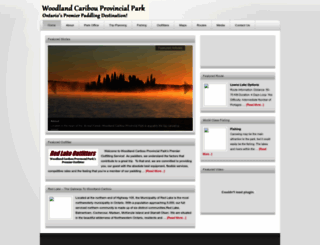 woodlandcaribouprovincialpark.com screenshot