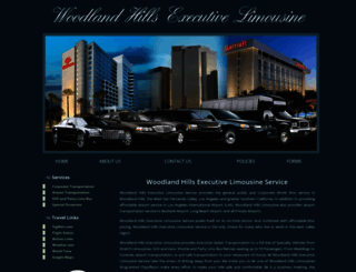 woodlandhillslimousineservice.com screenshot