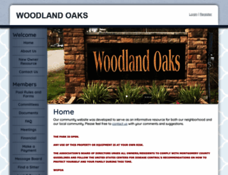 woodlandoaksnews.org screenshot
