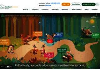 woodlandschools.com screenshot