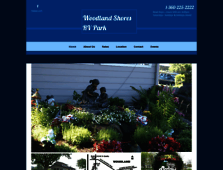 woodlandshoresrv.com screenshot