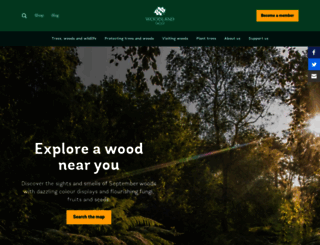 woodlandtrust.org screenshot