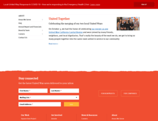 woodlandunitedway.org screenshot