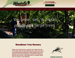 woodlawntrees.com screenshot