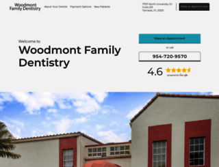 woodmontfamilydentistry.com screenshot