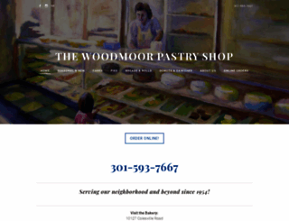 woodmoorpastry.com screenshot